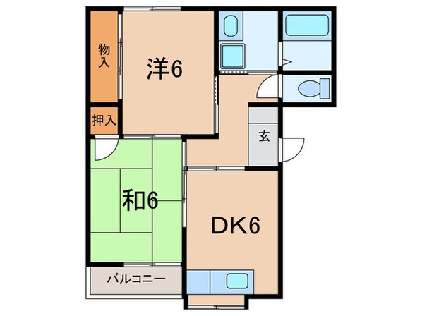 白池マンション2の物件間取画像